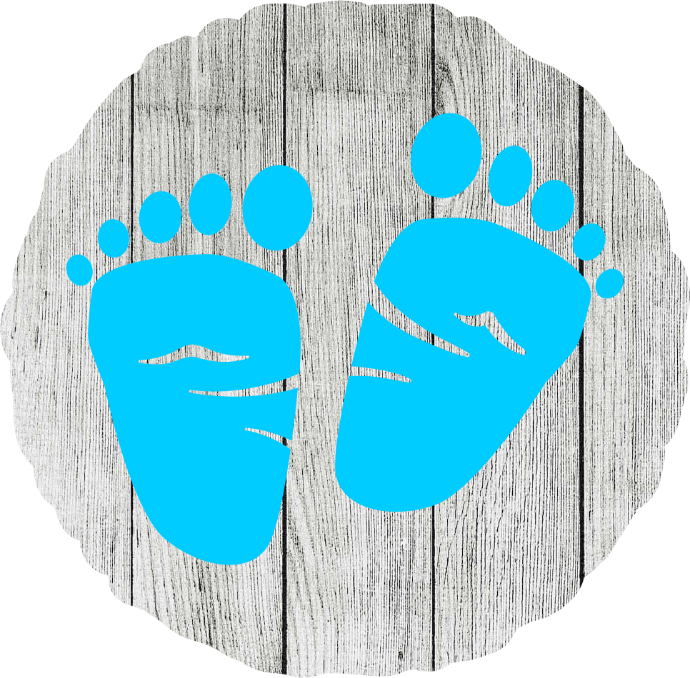 Baby Feet Blue